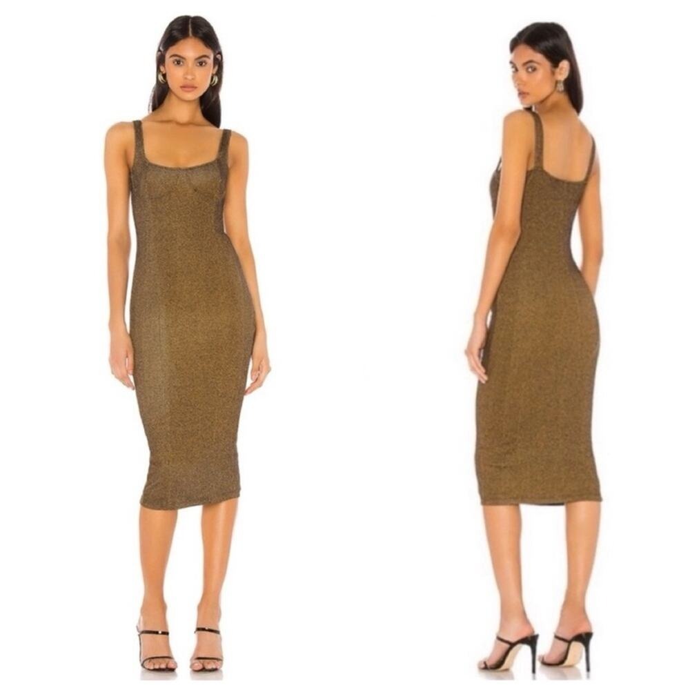 NWT CAPULET Lola Bodycon Midi Dress Women's Size S Date Night